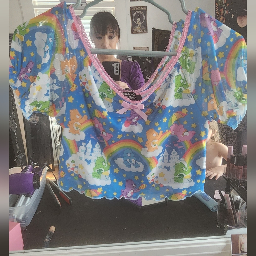 Carebear crop top from dolls kill